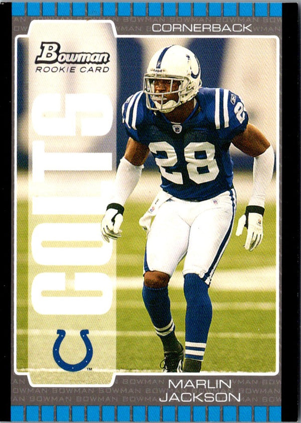 2005 Bowman Marlin Jackson #208 Rookie