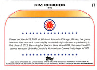 2022 Topps Chrome McDonald's All American Rim Rockers #17
