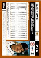 2002 Topps Darren Lewis #276