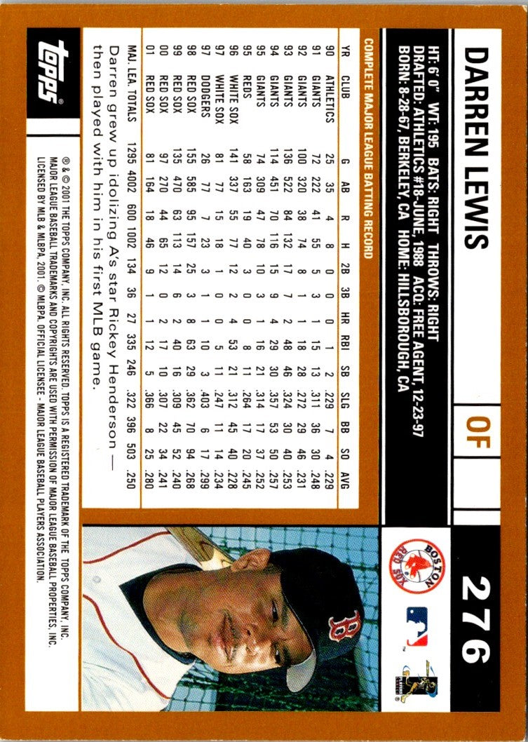 2002 Topps Darren Lewis