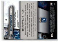 2020 Bowman Chrome Whit Merrifield #6