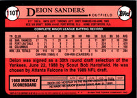 1989 Donruss The Rookies Deion Sanders #6 Rookie