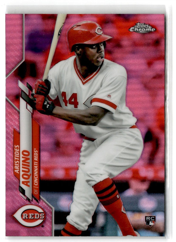 2020 Topps Chrome Aristides Aquino #111 Rookie