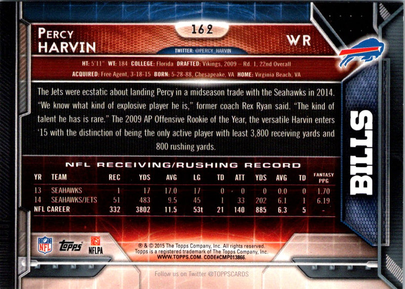 2015 Topps Percy Harvin