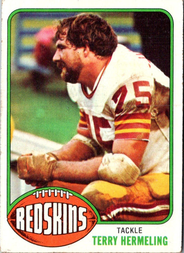 1976 Topps Terry Hermeling #349 Rookie