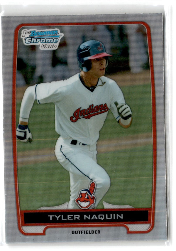 2012 Bowman Draft Picks & Prospects Chrome Tyler Naquin #BDPP9 Refractor