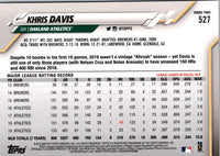 2020 Topps Khris Davis #527