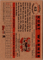 2001 Topps Heritage Kurt Warner #43