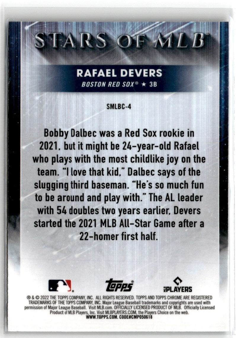 2022 Topps Stars of MLB Chrome Rafael Devers