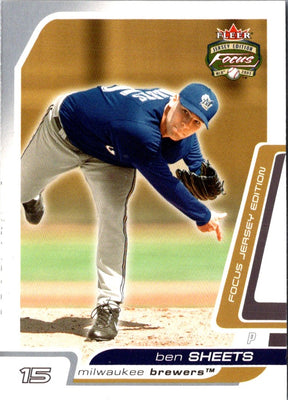 2003 Fleer Focus Jersey Edition Ben Sheets #119