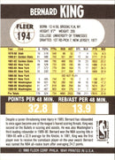 1990 Fleer Bernard King