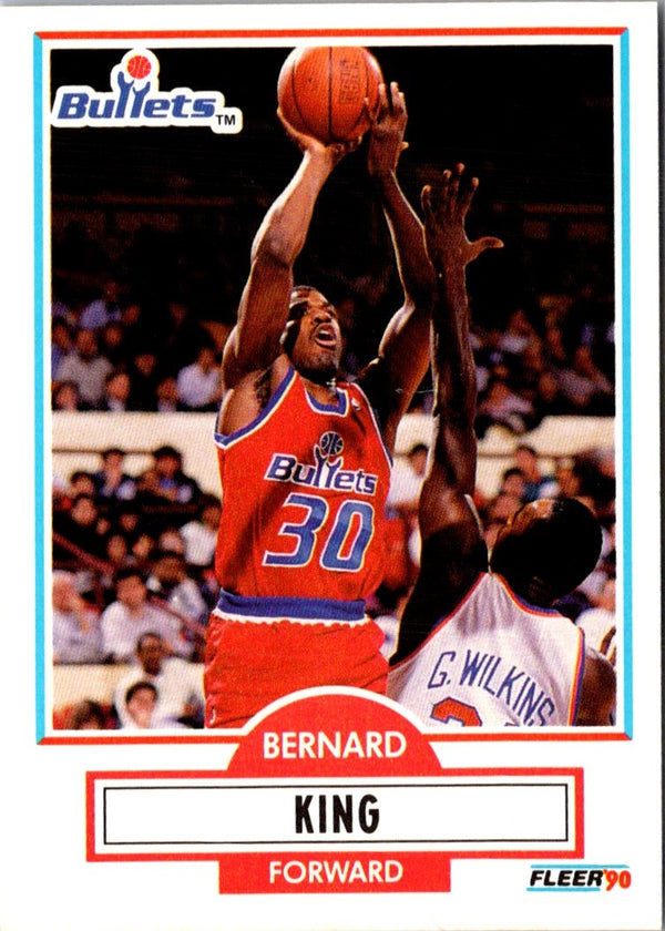 1990 Fleer Bernard King #194