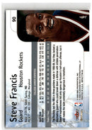 2000 Fleer Tradition Season Pass Steve Francis