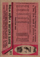 1987 O-Pee-Chee Dave Taylor