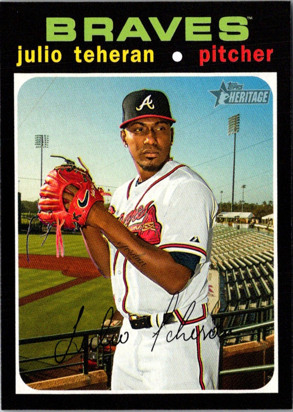 2020 Topps Heritage Julio Teheran #22