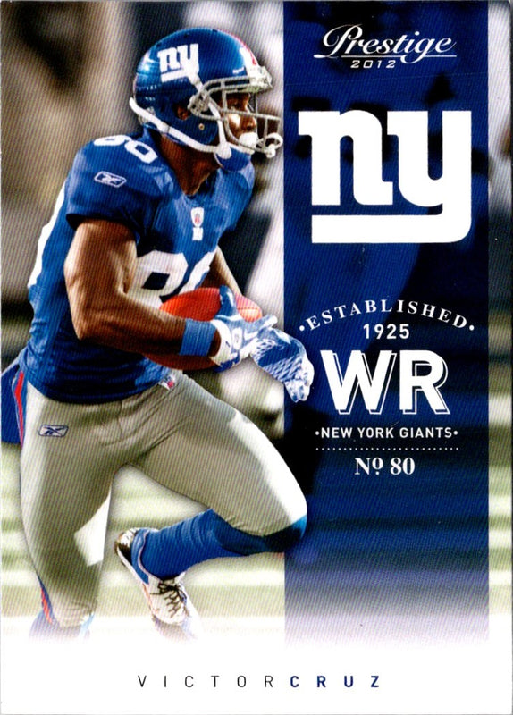 2012 Panini Prestige Victor Cruz #124