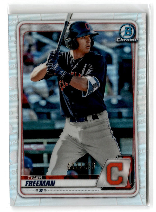 2020 Bowman Chrome Prospects Tyler Freeman #BCP-40