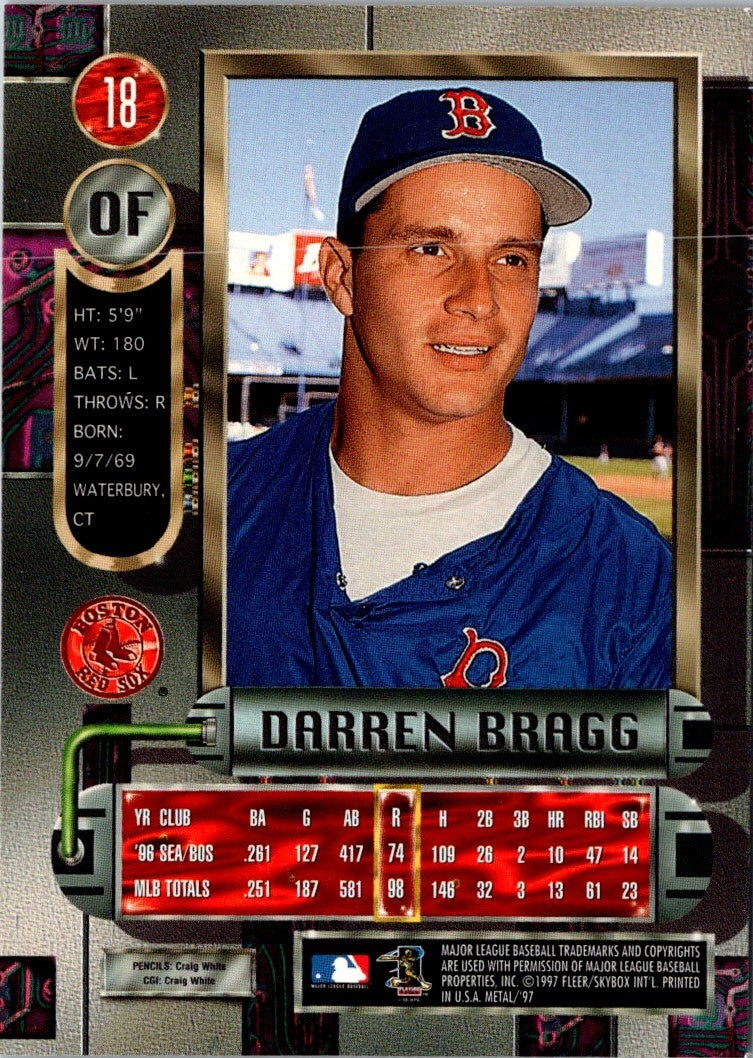 1997 Metal Universe Darren Bragg