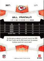 2008 Score Super Bowl XLIII Green Will Franklin #397