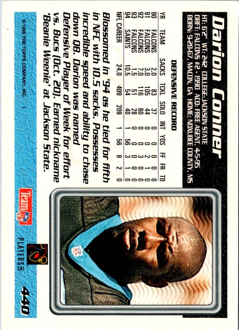 1995 Topps Factory Panthers Darion Conner