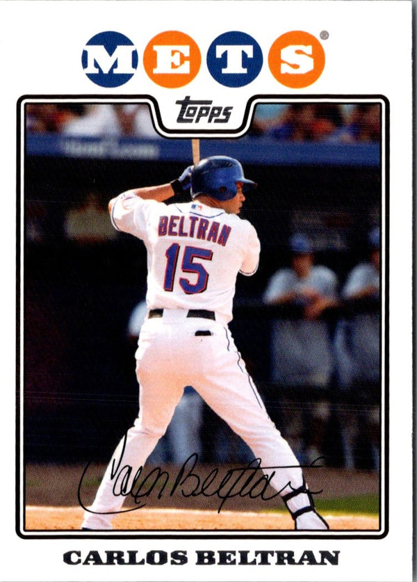 2008 Topps Carlos Beltran #610