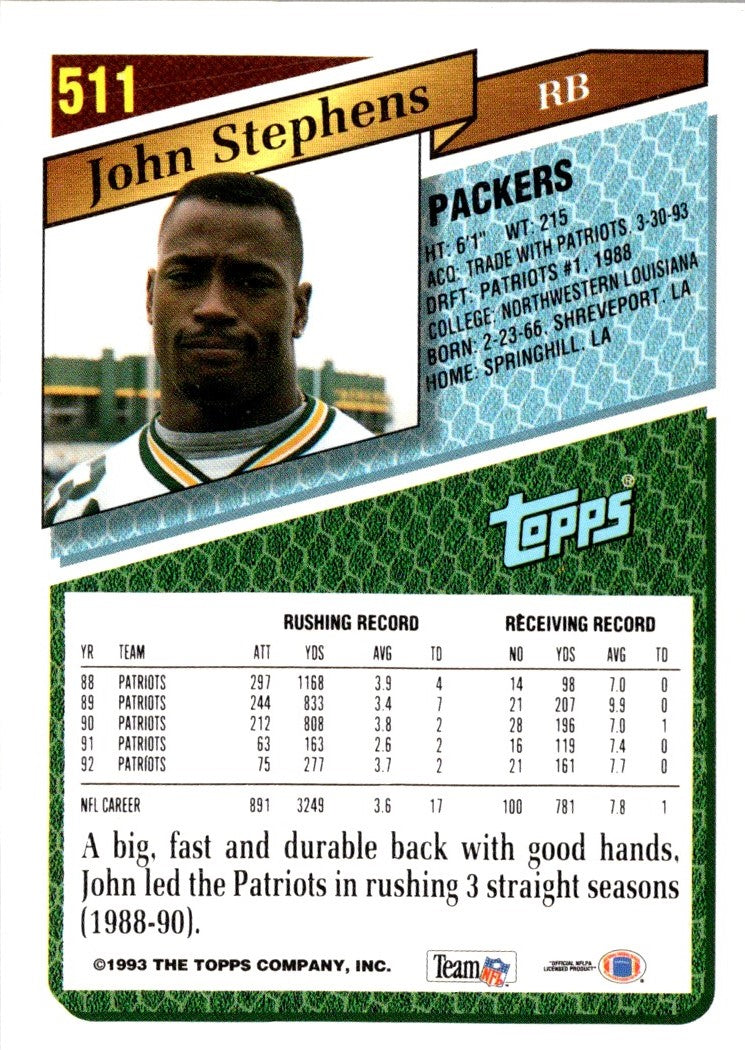 1993 Topps John Stephens