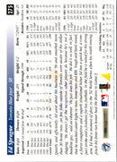 1997 Score Artist's Proofs White Border Ed Sprague