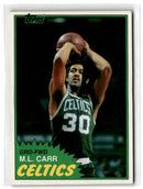 1981 Topps M.L. Carr