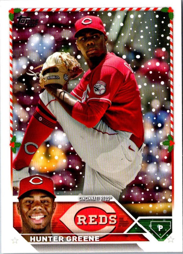 2023 Topps Holiday Hunter Greene #H13