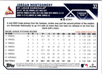 2023 Topps Jordan Montgomery #32