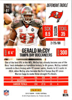 2015 Score Gerald McCoy #81