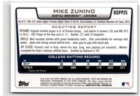 2012 Bowman Draft Picks & Prospects Mike Zunino #BDPP25