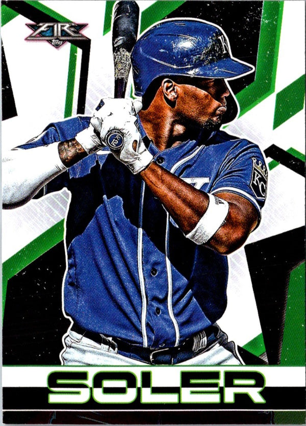 2021 Topps Fire Jorge Soler #157