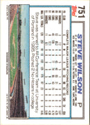 1992 Topps Steve Wilson