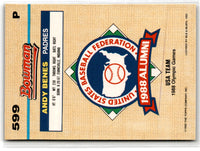 1992 Bowman Andy Benes #599