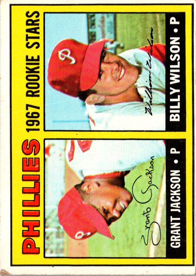 1967 Topps Grant Jackson / Wilson