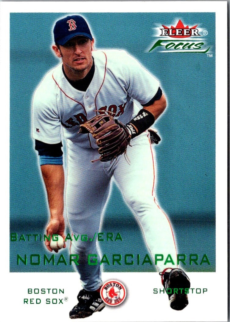 2001 Fleer Focus Green Nomar Garciaparra