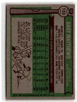1976 Topps Gary Matthews #133