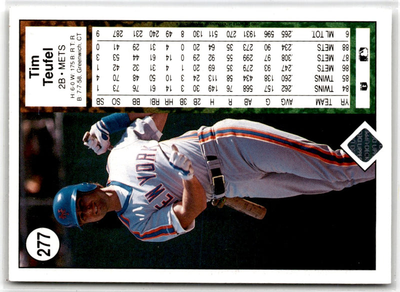 1989 Upper Deck Tim Teufel