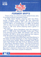 1987 Fleer Dave Parker/Ryne Sandberg #639