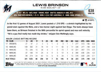 2022 Topps Lewis Brinson #638