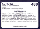 1989 Collegiate Collection Auburn Coke 580 Al Parks