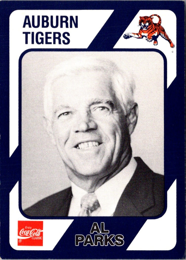 1989 Collegiate Collection Auburn Coke 580 Al Parks