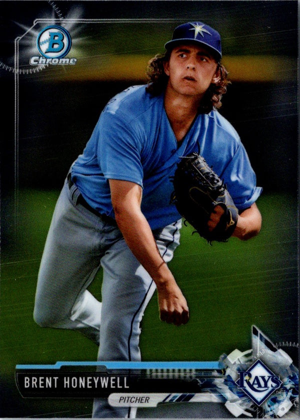 2017 Bowman Chrome Prospects Brent Honeywell #BCP186