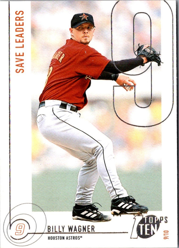 2002 Topps Ten Billy Wagner #170