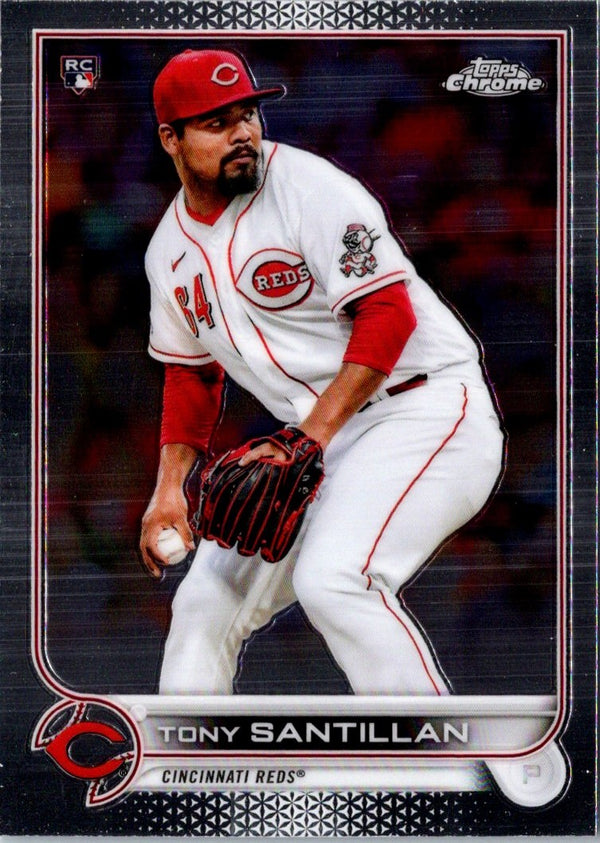 2022 Topps Chrome Tony Santillan #193 Rookie