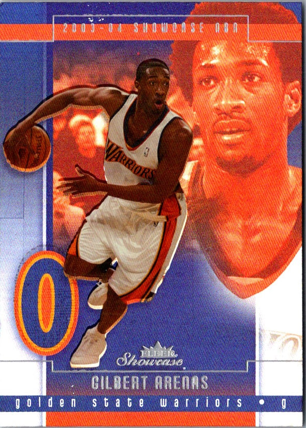 2003 Fleer Showcase Gilbert Arenas #12