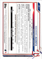 2021 Bowman Prospects Maximo Acosta #BP-7
