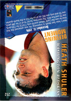 1995 Pinnacle Club Collection Heath Shuler #252