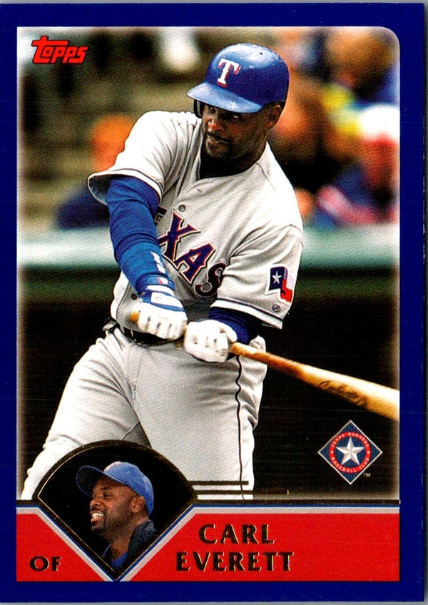 2003 Topps Carl Everett #163